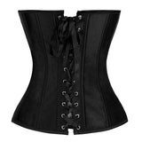 Black Satin Corset