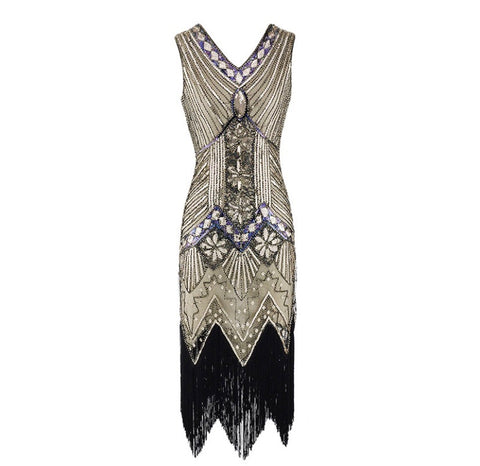 Gatsby style beaded dress