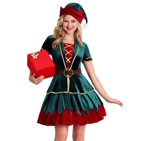 Deluxe Christmas Elf Costume