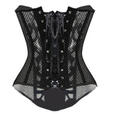 Laser cut net Corset