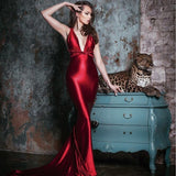 Deluxe Satin mermaid gown