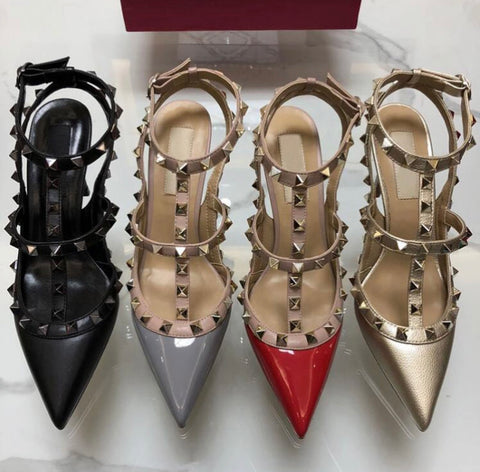 Chic Stud designer inspired pumps