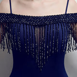 Glamorous Beaded fringe Gown