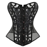 Laser cut net Corset