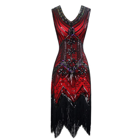 Gatsby style beaded dress