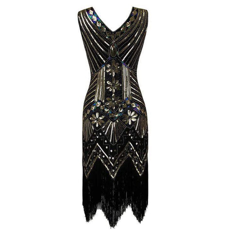 Gatsby style beaded dress