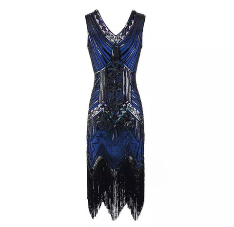 Gatsby style beaded dress