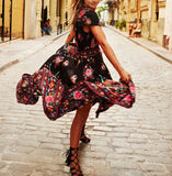 Beautiful printed Boho Gypsy dress