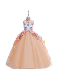Unicorn Magical unicorn Design Girls Princess Dress