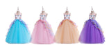 Unicorn Magical unicorn Design Girls Princess Dress
